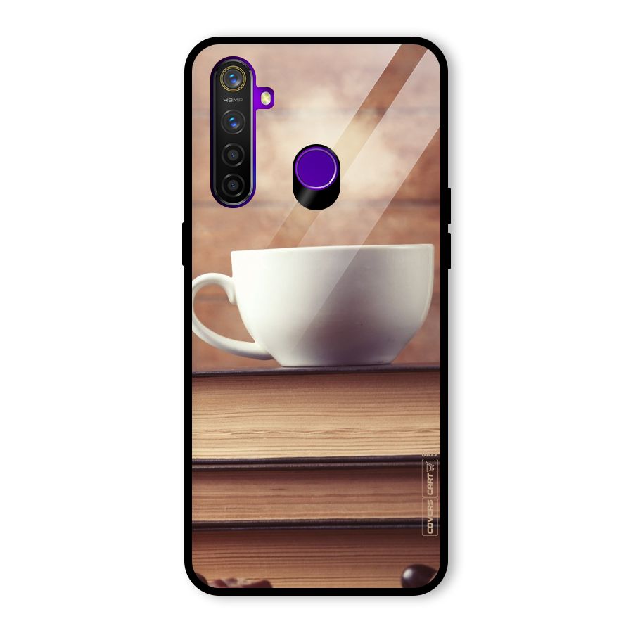 Coffee And Bookworm Glass Back Case for Realme 5 Pro