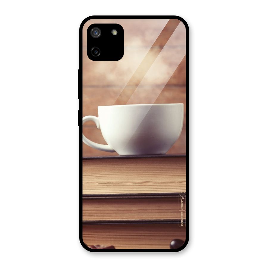 Coffee And Bookworm Glass Back Case for Realme C11