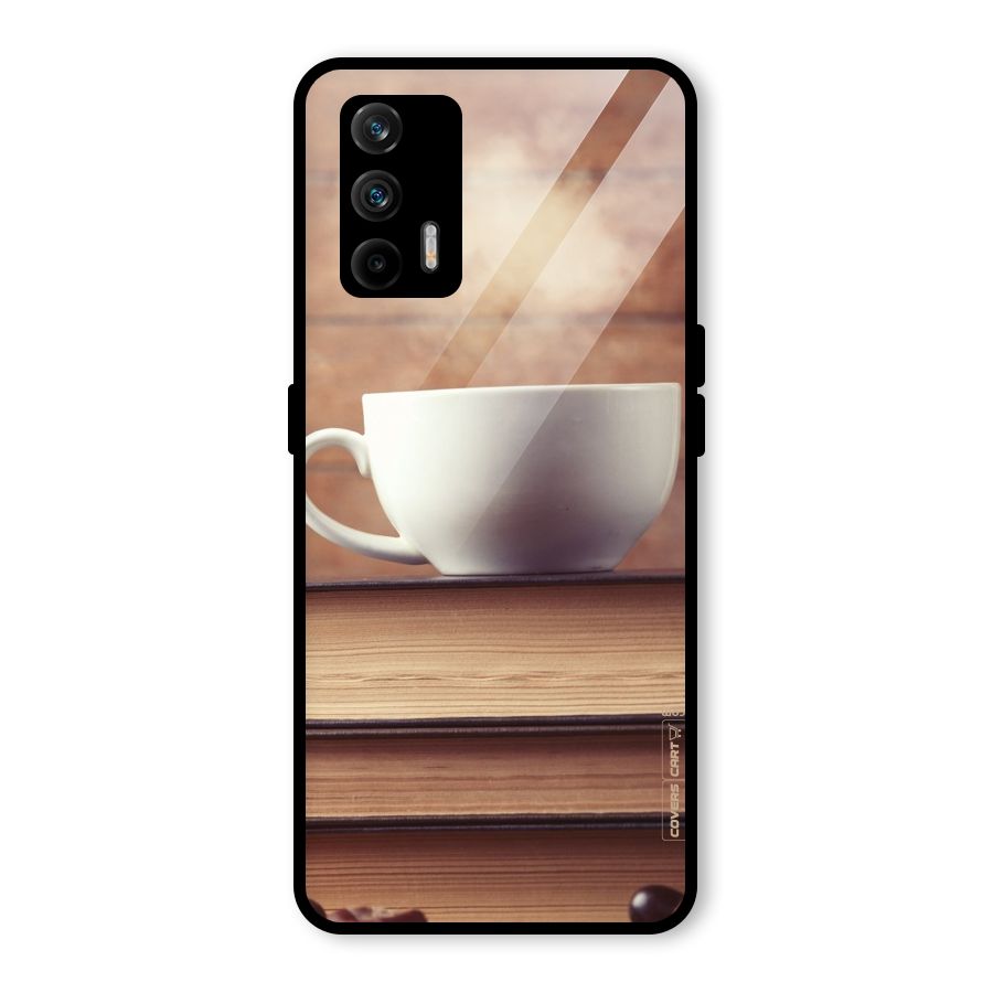 Coffee And Bookworm Glass Back Case for Realme GT 5G