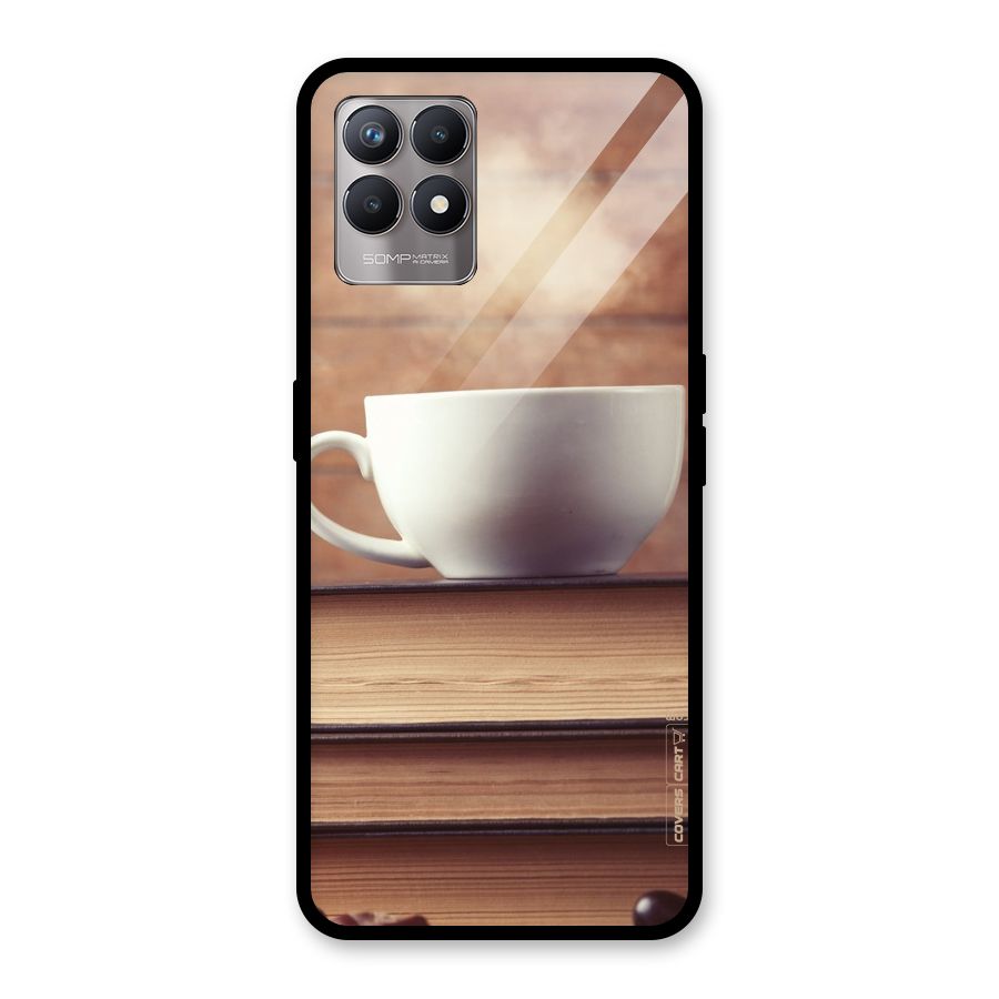 Coffee And Bookworm Glass Back Case for Realme Narzo 50