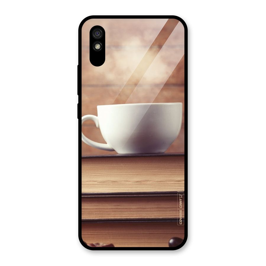Coffee And Bookworm Glass Back Case for Redmi 9i