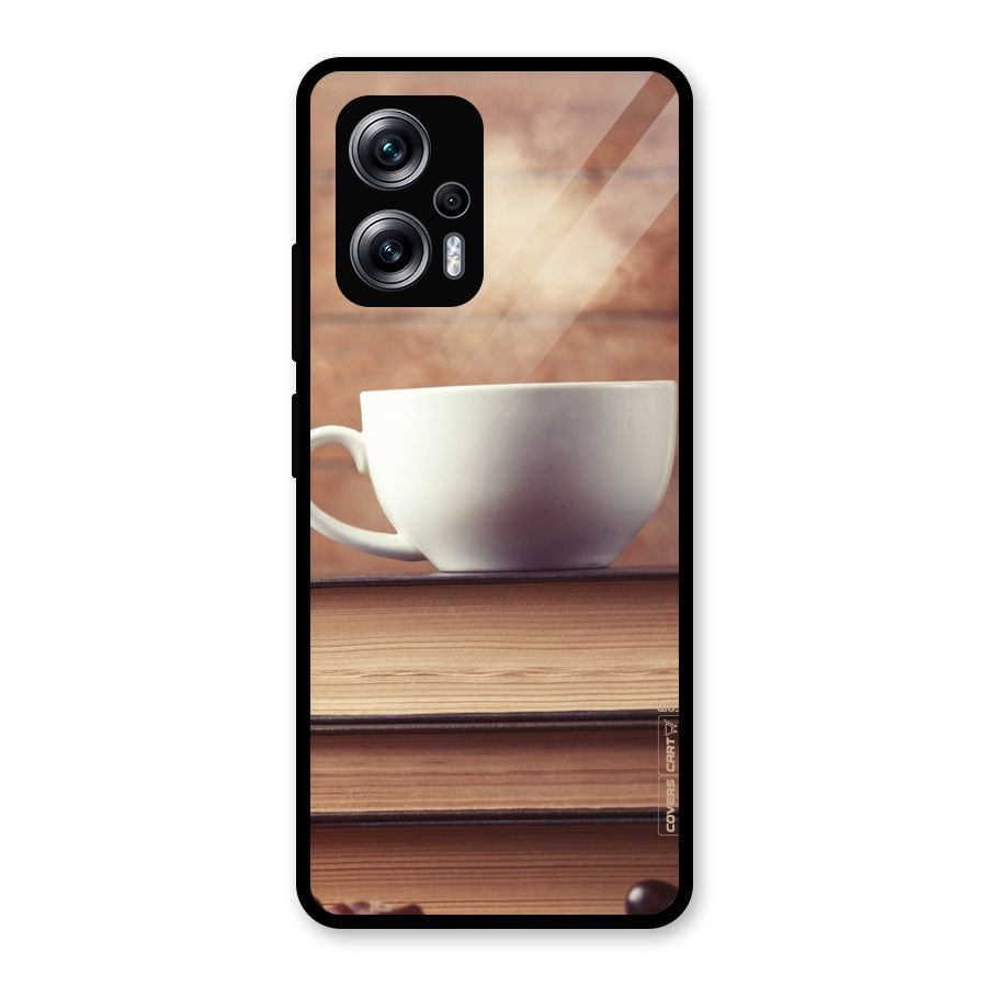 Coffee And Bookworm Glass Back Case for Redmi K50i
