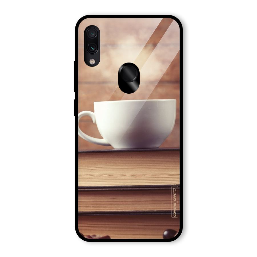 Coffee And Bookworm Glass Back Case for Redmi Note 7S