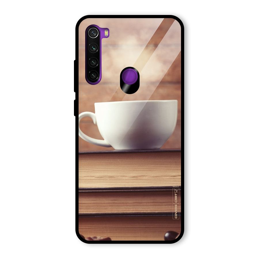 Coffee And Bookworm Glass Back Case for Redmi Note 8