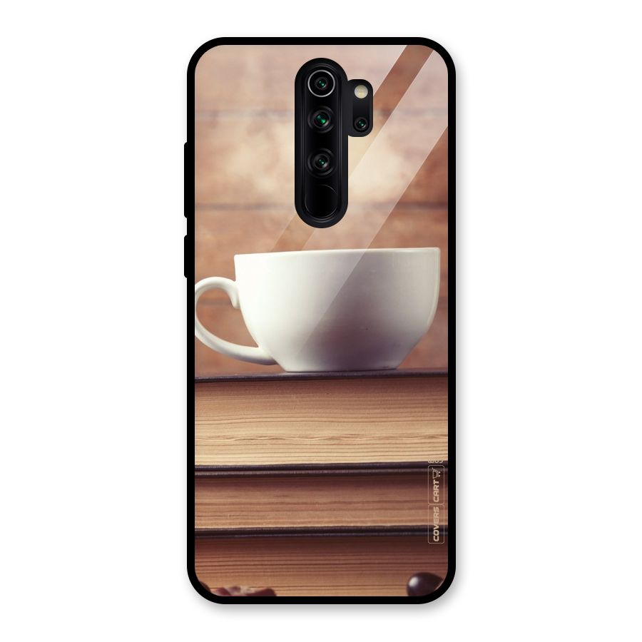Coffee And Bookworm Glass Back Case for Redmi Note 8 Pro