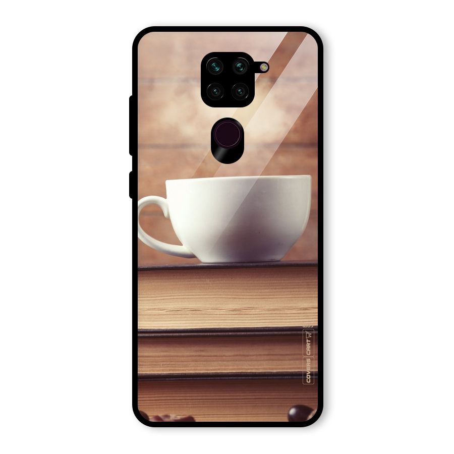 Coffee And Bookworm Glass Back Case for Redmi Note 9