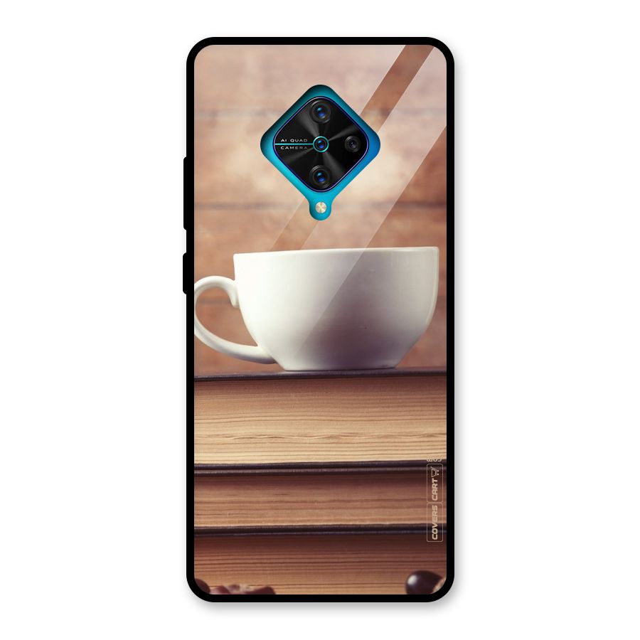Coffee And Bookworm Glass Back Case for Vivo S1 Pro
