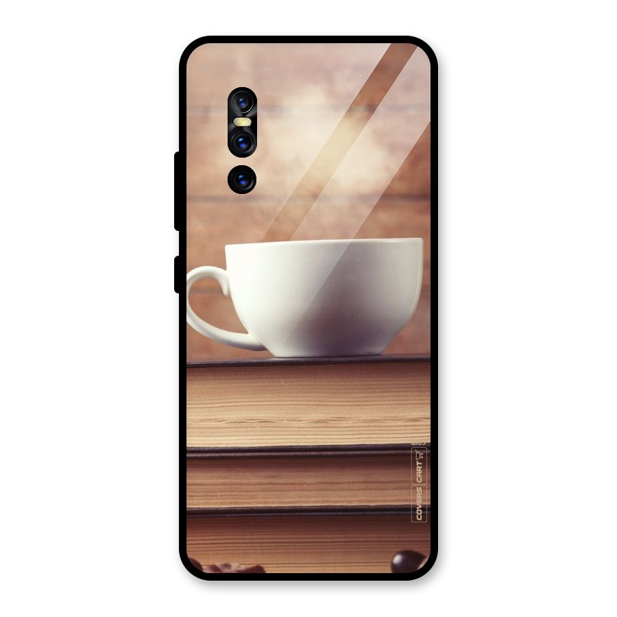 Coffee And Bookworm Glass Back Case for Vivo V15 Pro