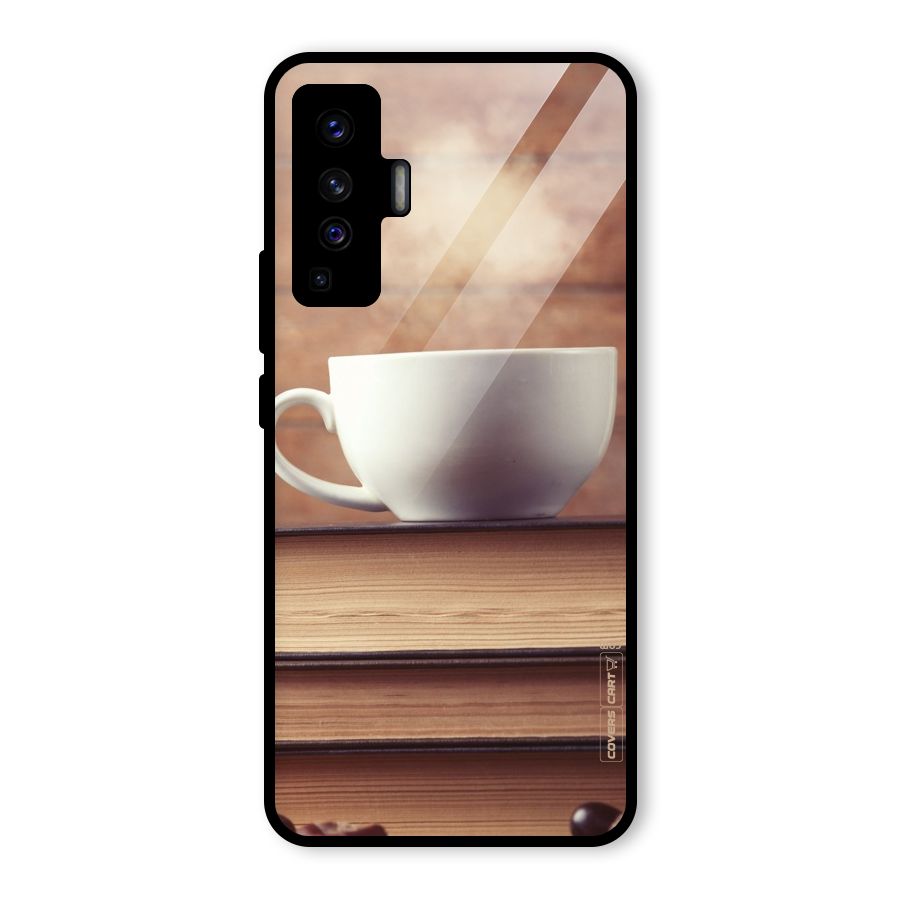 Coffee And Bookworm Glass Back Case for Vivo X50