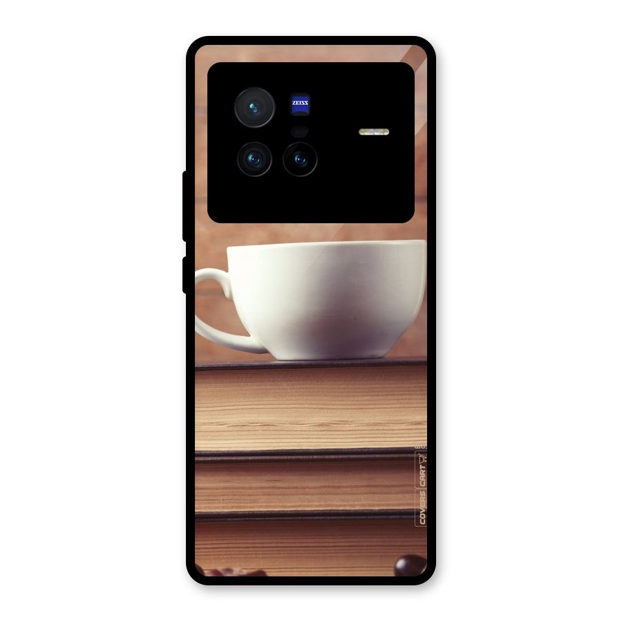Coffee And Bookworm Glass Back Case for Vivo X80