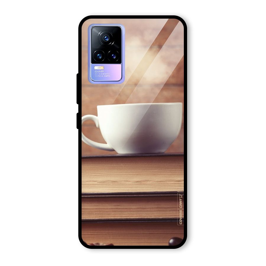 Coffee And Bookworm Glass Back Case for Vivo Y73