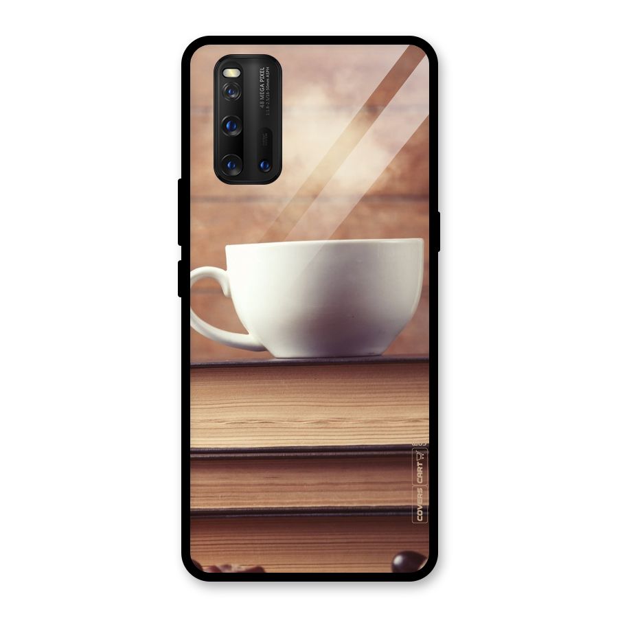 Coffee And Bookworm Glass Back Case for Vivo iQOO 3