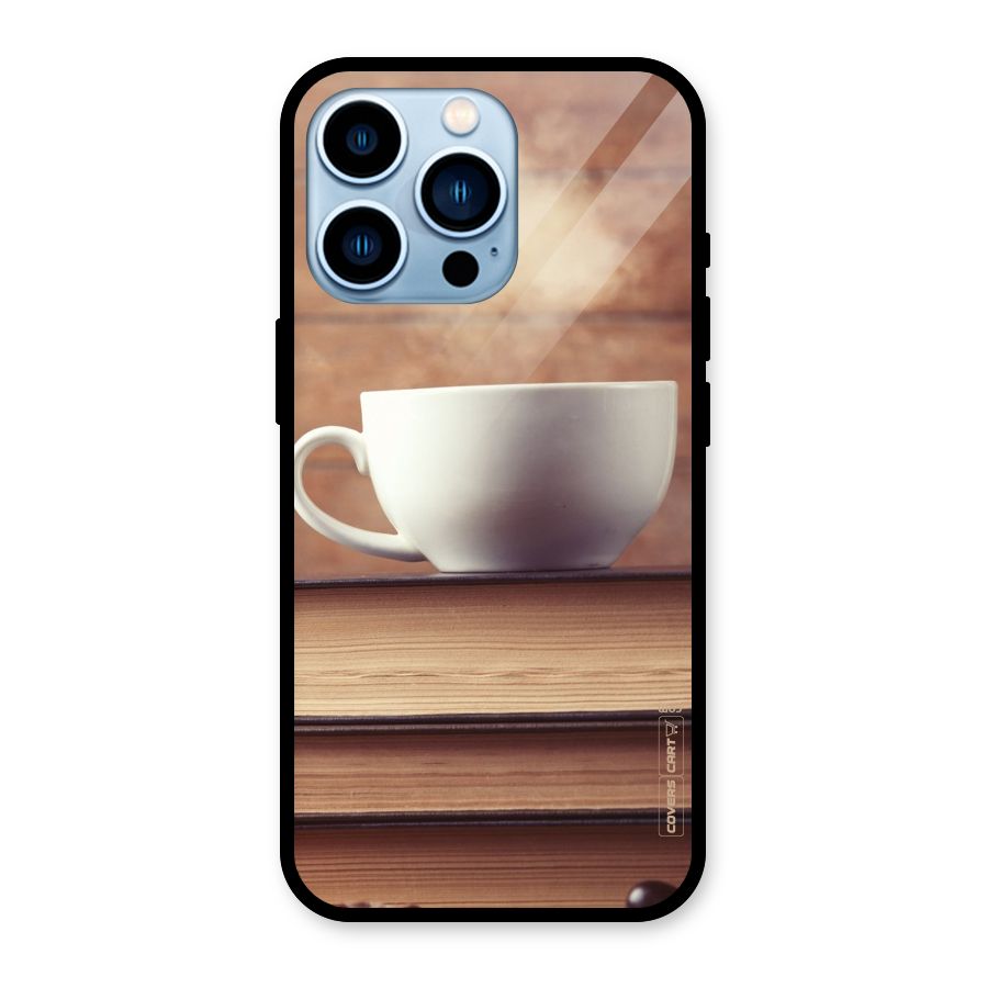 Coffee And Bookworm Glass Back Case for iPhone 13 Pro