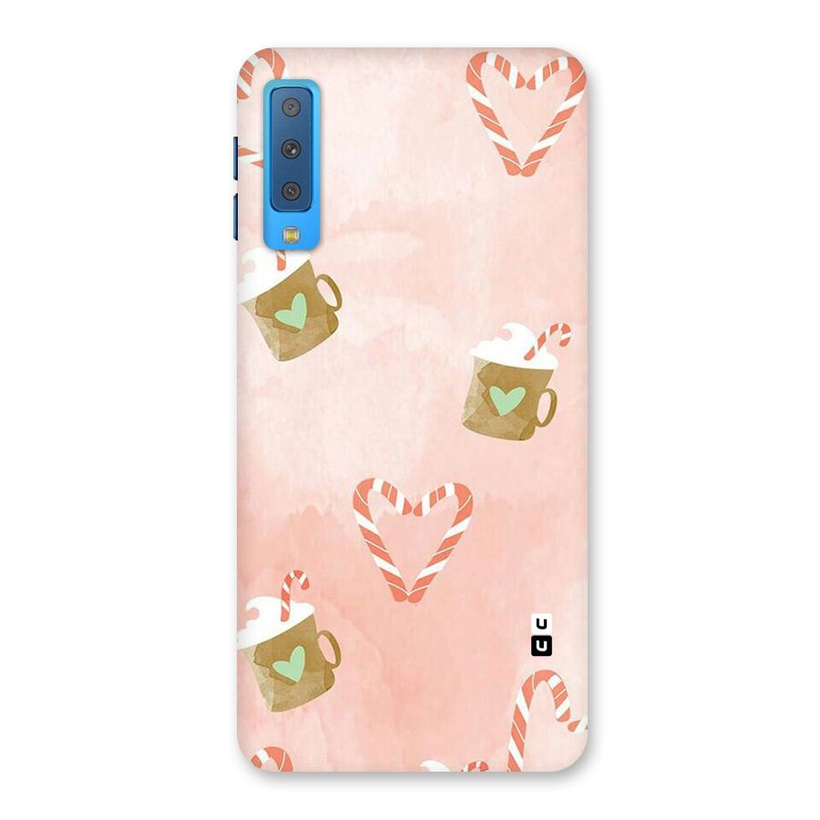 Coffee And Candies Back Case for Galaxy A7 (2018)