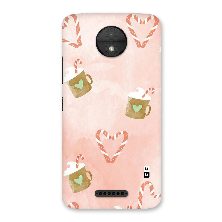 Coffee And Candies Back Case for Moto C
