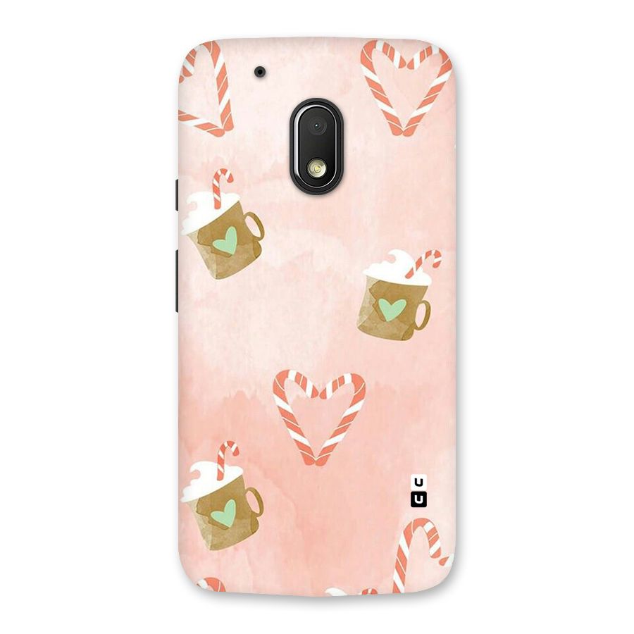 Coffee And Candies Back Case for Moto G4 Play