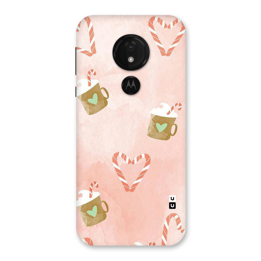 Coffee And Candies Back Case for Moto G7 Power