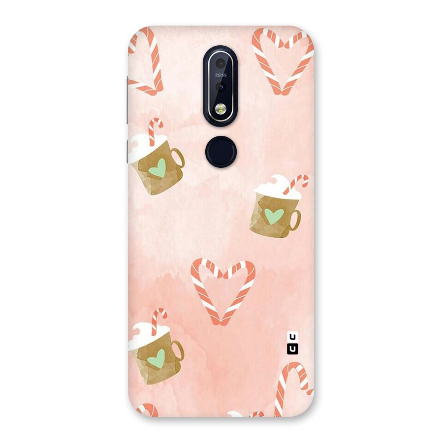 Coffee And Candies Back Case for Nokia 7.1
