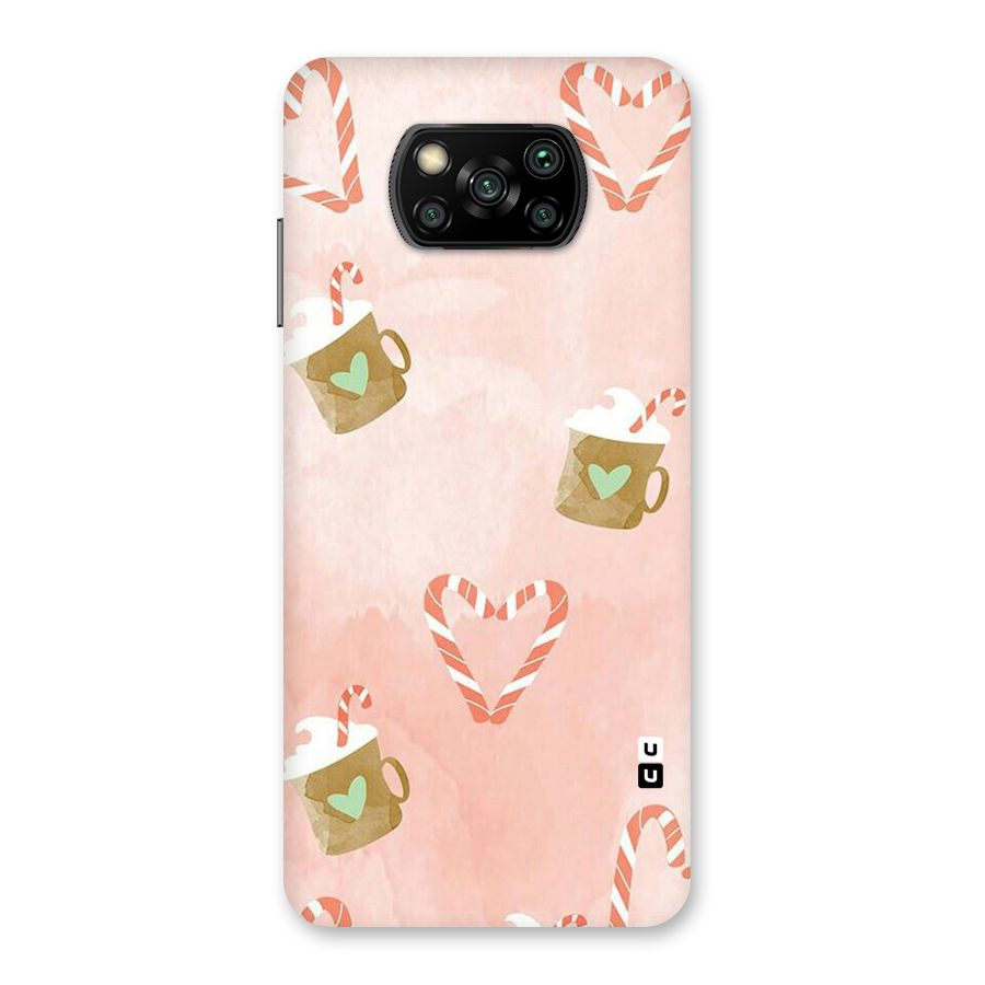 Coffee And Candies Back Case for Poco X3