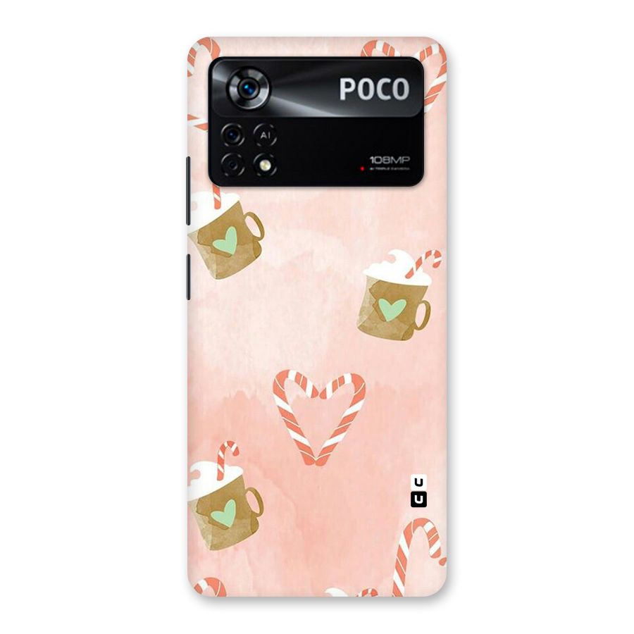 Coffee And Candies Back Case for Poco X4 Pro 5G