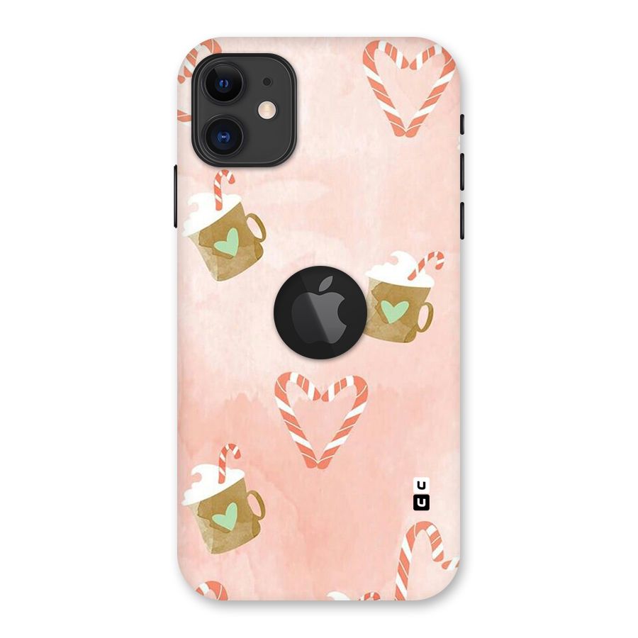 Coffee And Candies Back Case for iPhone 11 Logo Cut
