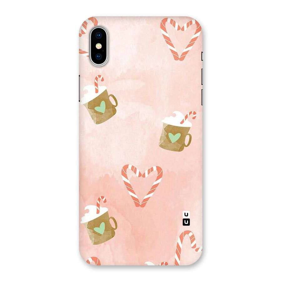 Coffee And Candies Back Case for iPhone XS