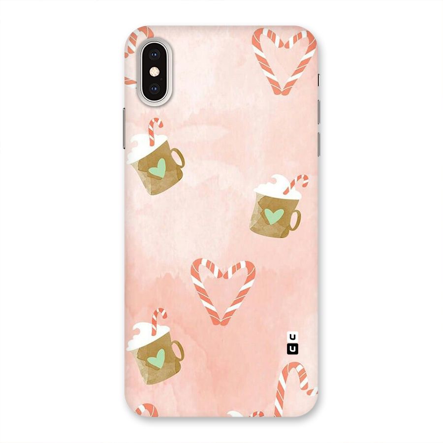 Coffee And Candies Back Case for iPhone XS Max