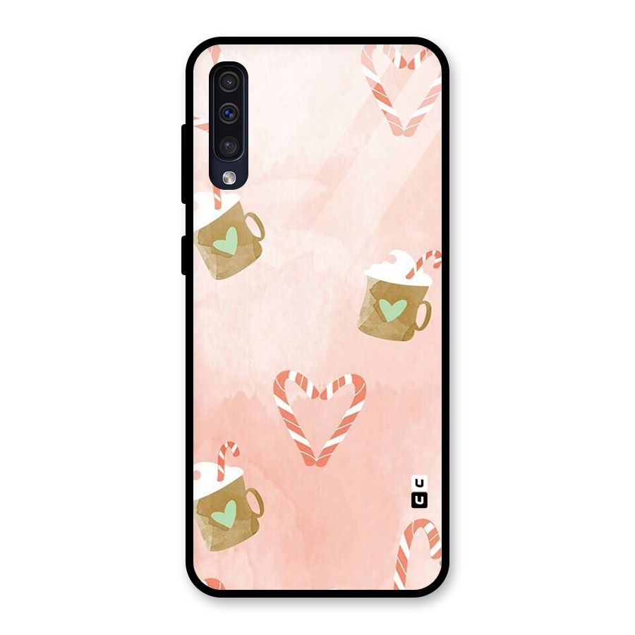 Coffee And Candies Glass Back Case for Galaxy A50