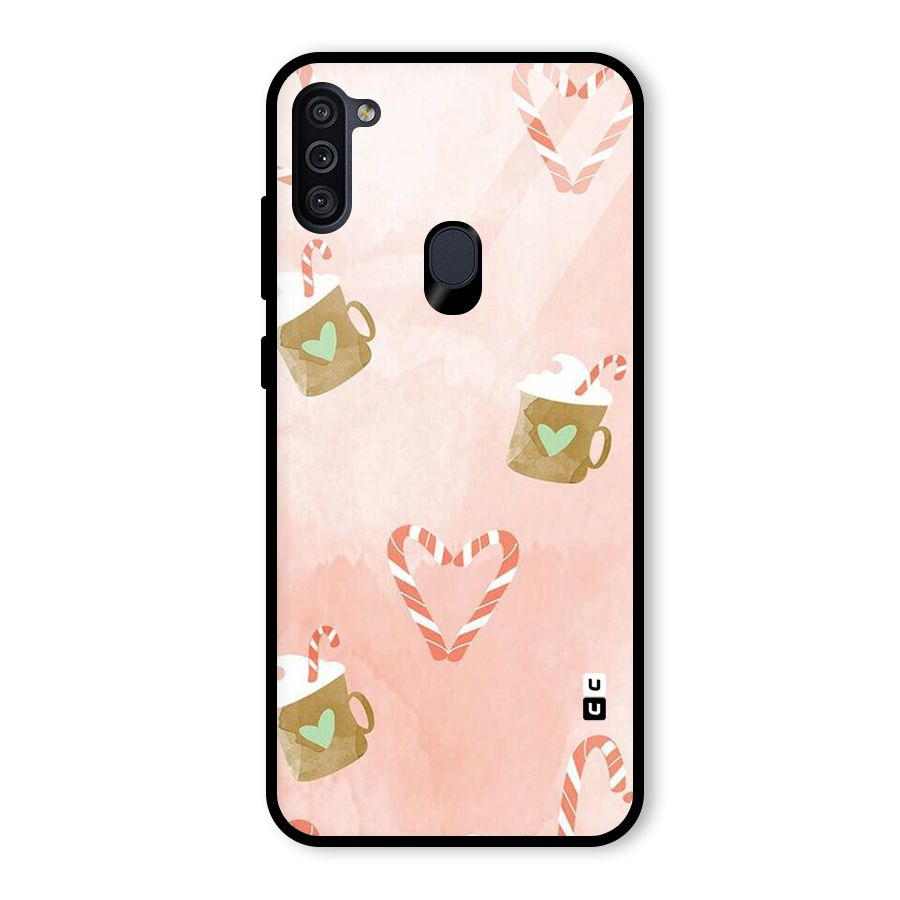 Coffee And Candies Glass Back Case for Galaxy M11