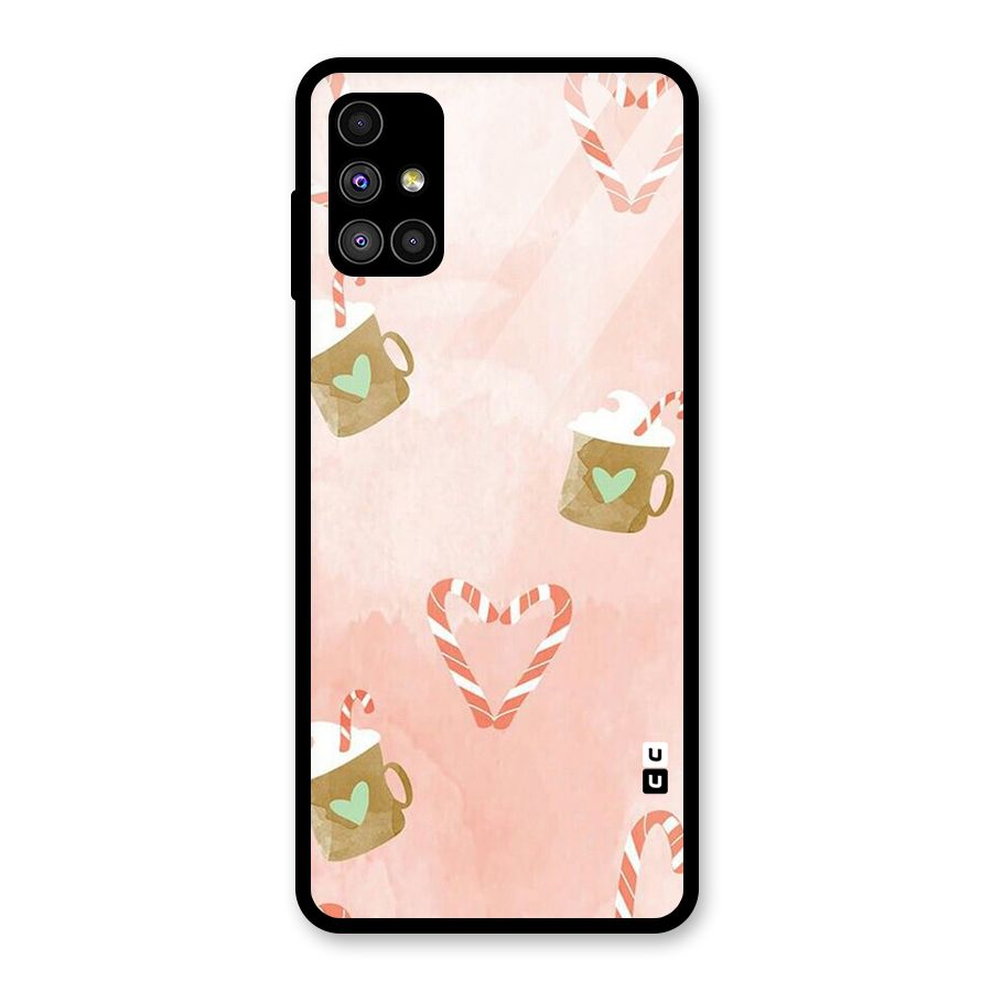 Coffee And Candies Glass Back Case for Galaxy M51