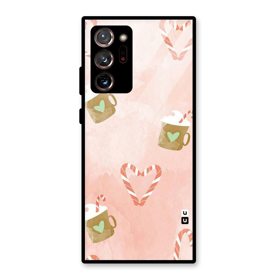 Coffee And Candies Glass Back Case for Galaxy Note 20 Ultra