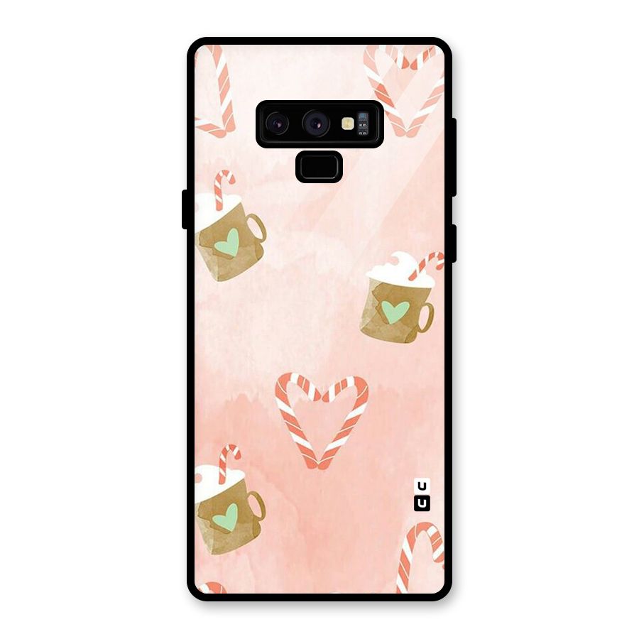 Coffee And Candies Glass Back Case for Galaxy Note 9