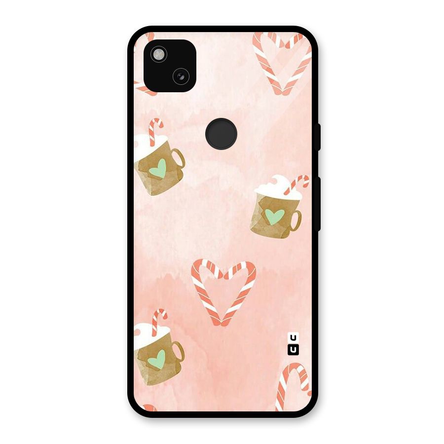 Coffee And Candies Glass Back Case for Google Pixel 4a