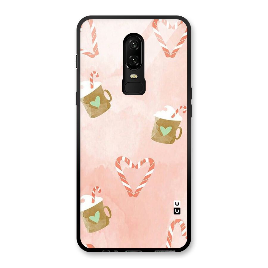 Coffee And Candies Glass Back Case for OnePlus 6
