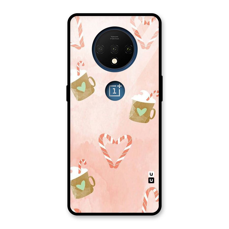 Coffee And Candies Glass Back Case for OnePlus 7T