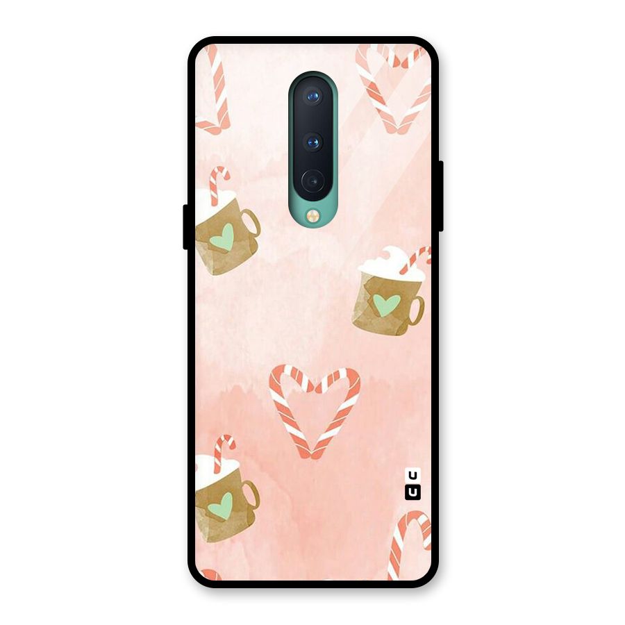 Coffee And Candies Glass Back Case for OnePlus 8