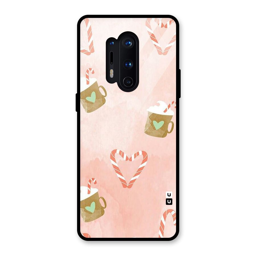 Coffee And Candies Glass Back Case for OnePlus 8 Pro