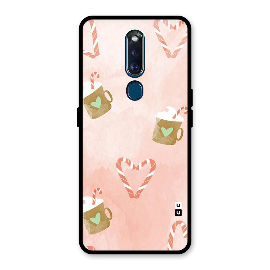 Coffee And Candies Glass Back Case for Oppo F11 Pro