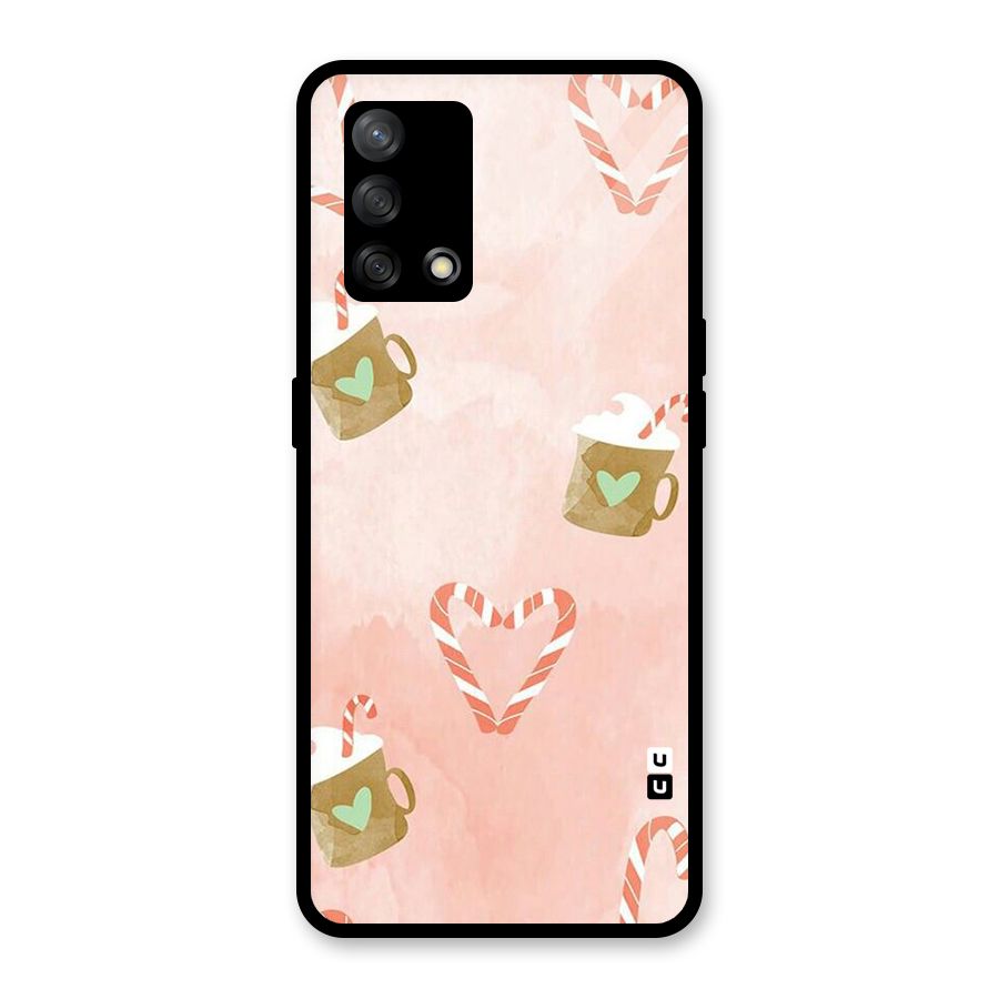 Coffee And Candies Glass Back Case for Oppo F19