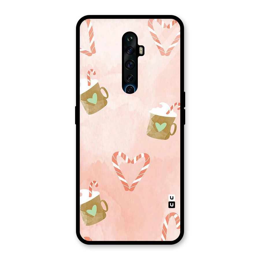 Coffee And Candies Glass Back Case for Oppo Reno2 Z