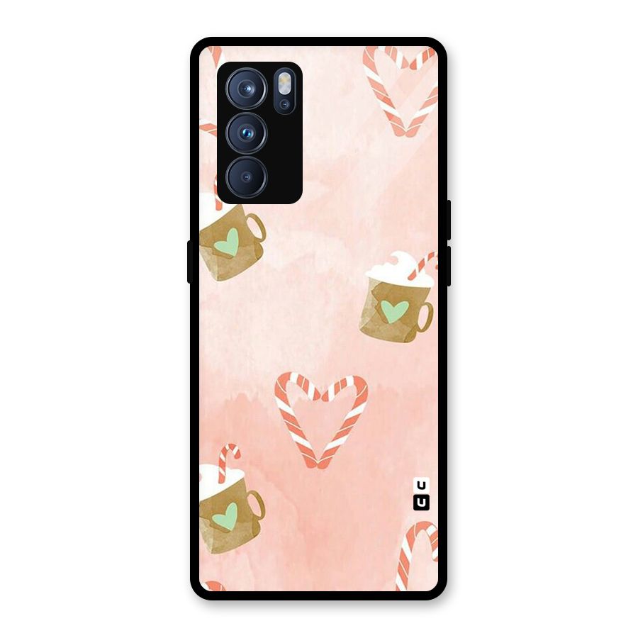 Coffee And Candies Glass Back Case for Oppo Reno6 Pro 5G