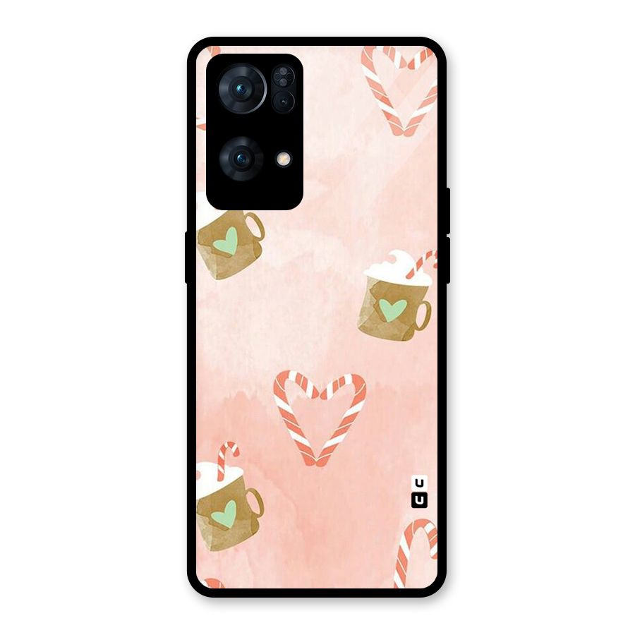 Coffee And Candies Glass Back Case for Oppo Reno7 Pro 5G