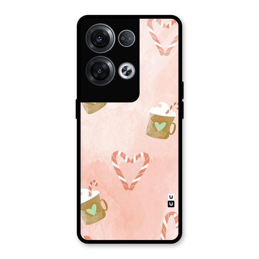 Coffee And Candies Glass Back Case for Oppo Reno8 Pro 5G