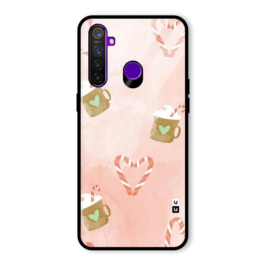 Coffee And Candies Glass Back Case for Realme 5 Pro
