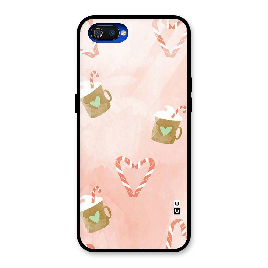Coffee And Candies Glass Back Case for Realme C2