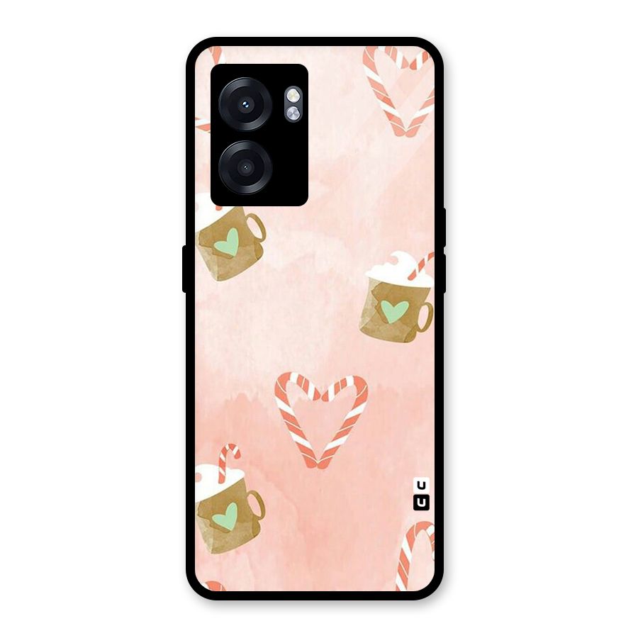 Coffee And Candies Glass Back Case for Realme Narzo 50 5G
