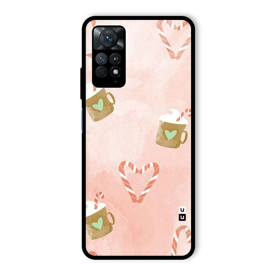 Coffee And Candies Glass Back Case for Redmi Note 11 Pro