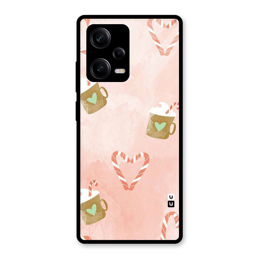 Coffee And Candies Glass Back Case for Redmi Note 12 Pro