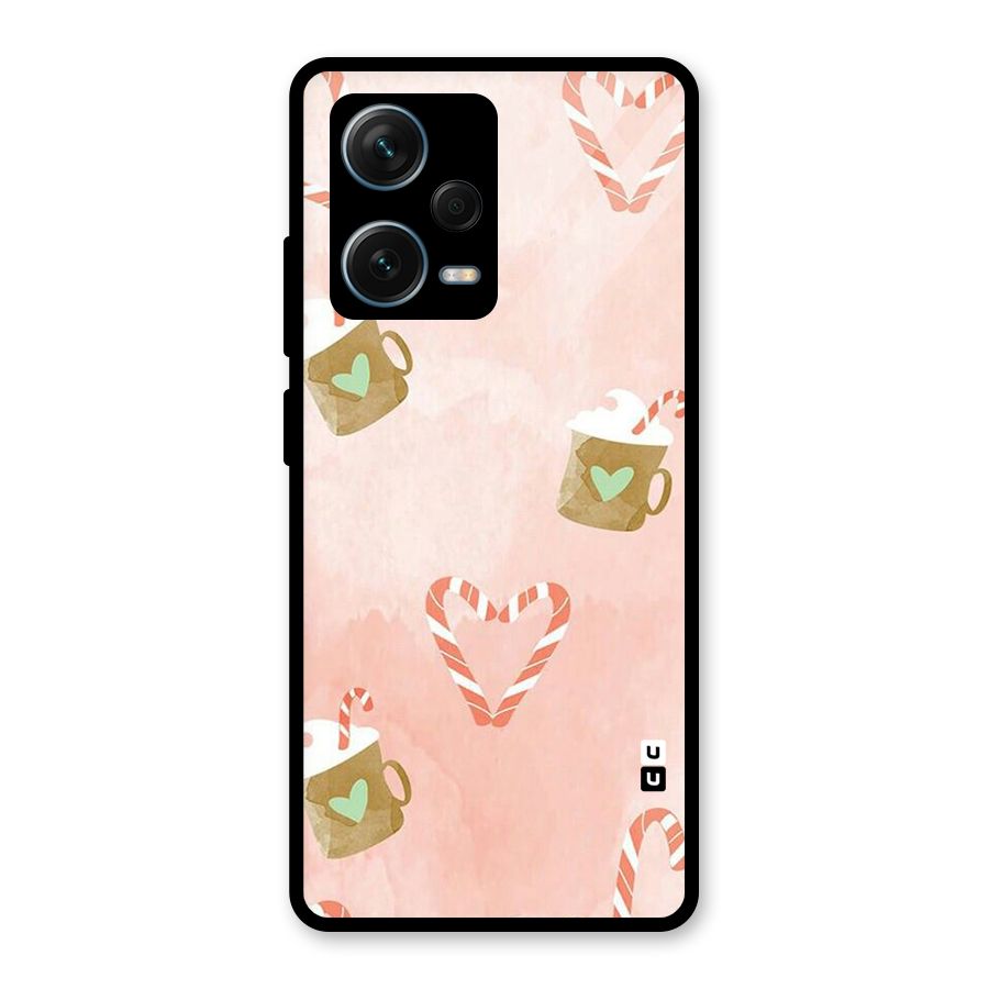 Coffee And Candies Glass Back Case for Redmi Note 12 Pro Plus 5G