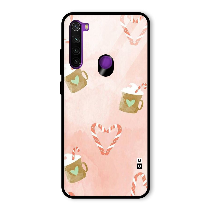 Coffee And Candies Glass Back Case for Redmi Note 8